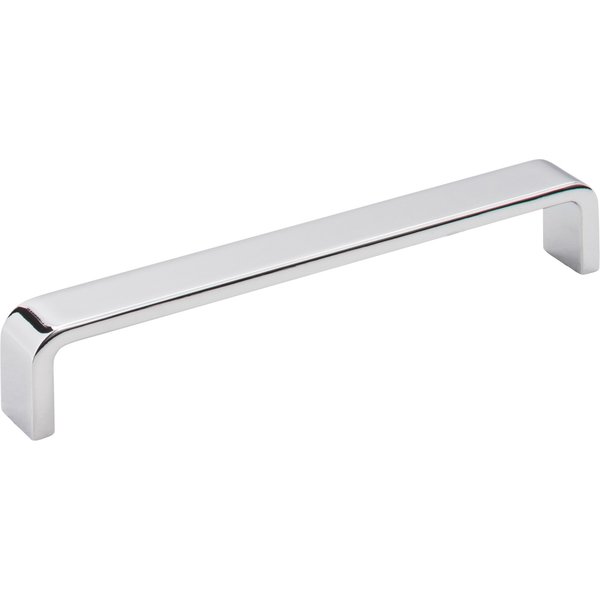 Elements By Hardware Resources 160 mm Center-to-Center Polished Chrome Square Asher Cabinet Pull 193-160PC